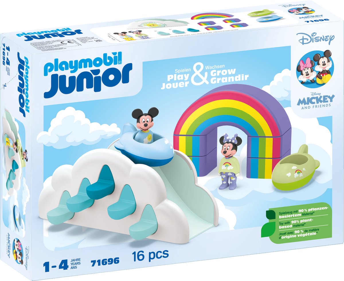 Playmobil junior mickey mouse wolkenhuis - 71696