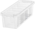 Smartstore - classic 04 opbergbox 3,5 liter met vakverdeler - polypropyleen - transparant