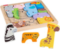 Fisher-price mattel houten dierenpuzzel van - educatief speelgoed.