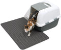 Catit cat it kattenbakmat grijs – comfortabele antislipmat om kattenbakvulling op te vangen – verkrijgbaar in s en l l - 90x60cm