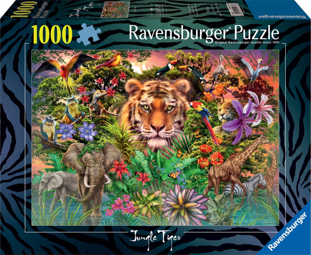 Ravensburger Legpuzzel Dschungeltiger, 1000st.