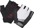 Gripgrab - supergel padded korte vinger zomer fietshandschoenen wielrenhandschoenen met padding - wit - unisex - maat m