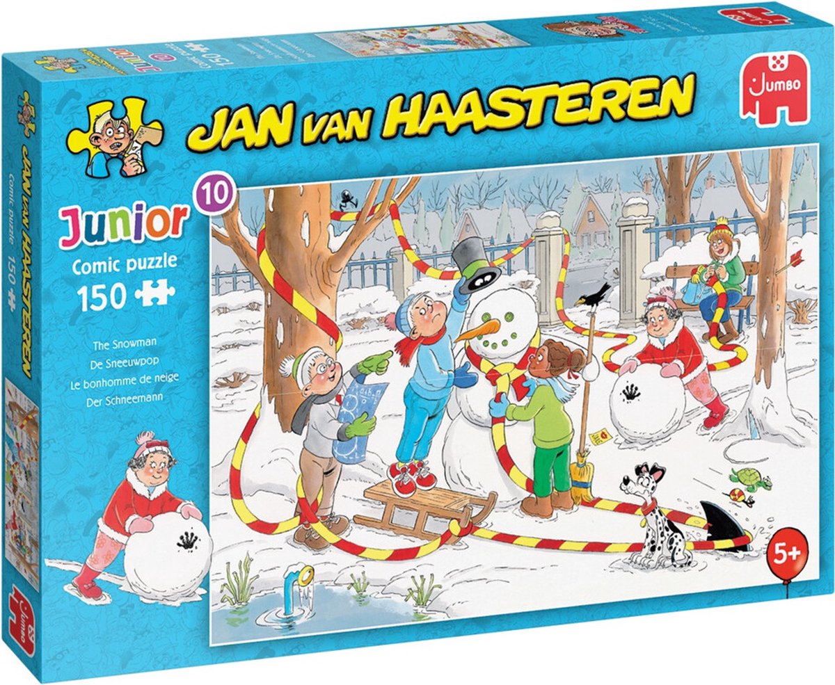 Jan Van Haasteren Puzzle Junior - Schneemann, 150 Teile.