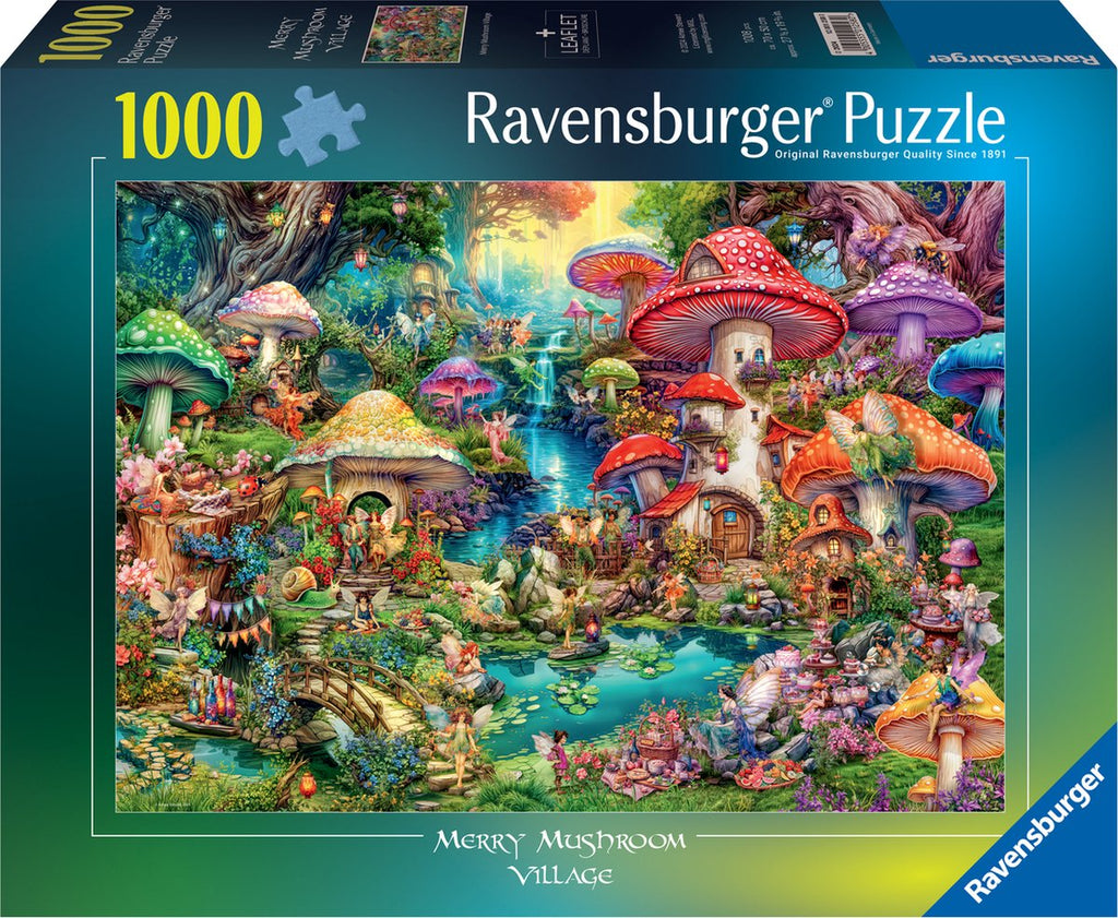 Ravensburger Legpuzzel Fröhliches Pilzdorf, 1000er.