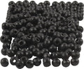 Creativ company cc houten kralen 5 mm zwart 150 stuks