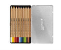 Creativ company lyra metal box with 12 rembrandt aquarell colouring pencils asst'd