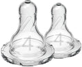 Dr. brown's options+ flesspeen - fase 4 papspeen - smalle halsfles - 2 stuks