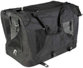 Duvo plus buddies on the go! reistas click go - opvouwbare draagtas voor honden tot 18 kg - l 71x51x51cm - zwart