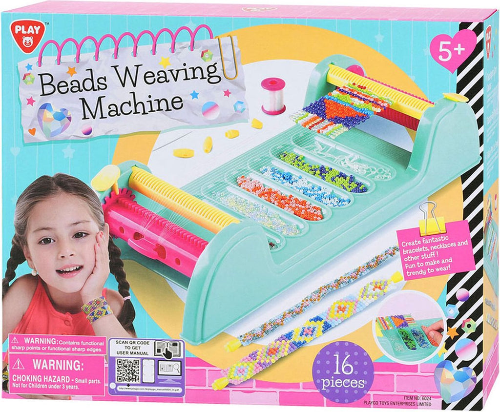 Playgo maak je eigen armbanden weefmachine set - 16dlg.