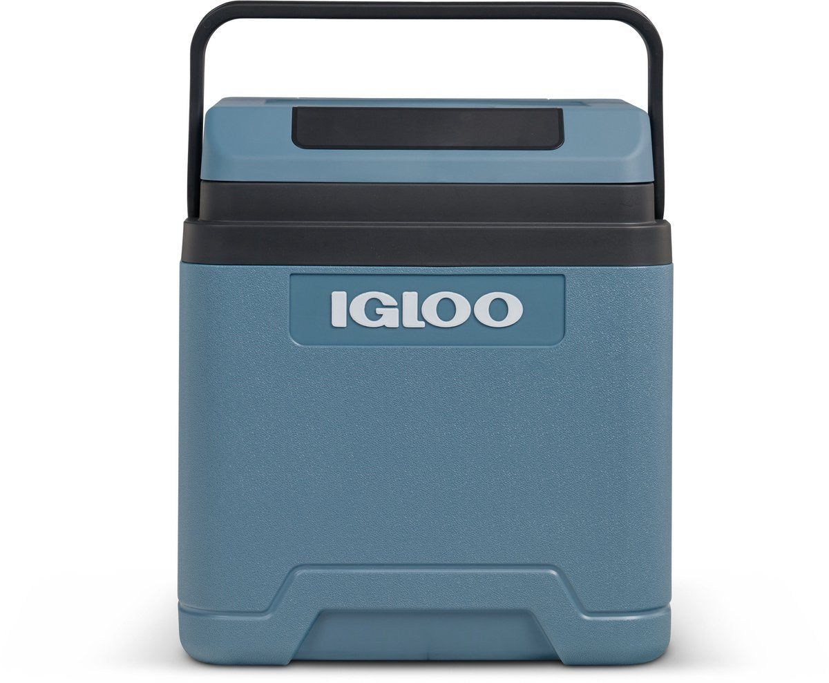Igloo ie24 dc - thermo elektrische koelbox - 24 liter - 12v dc - tot 20°c onder temperatuur - blauw