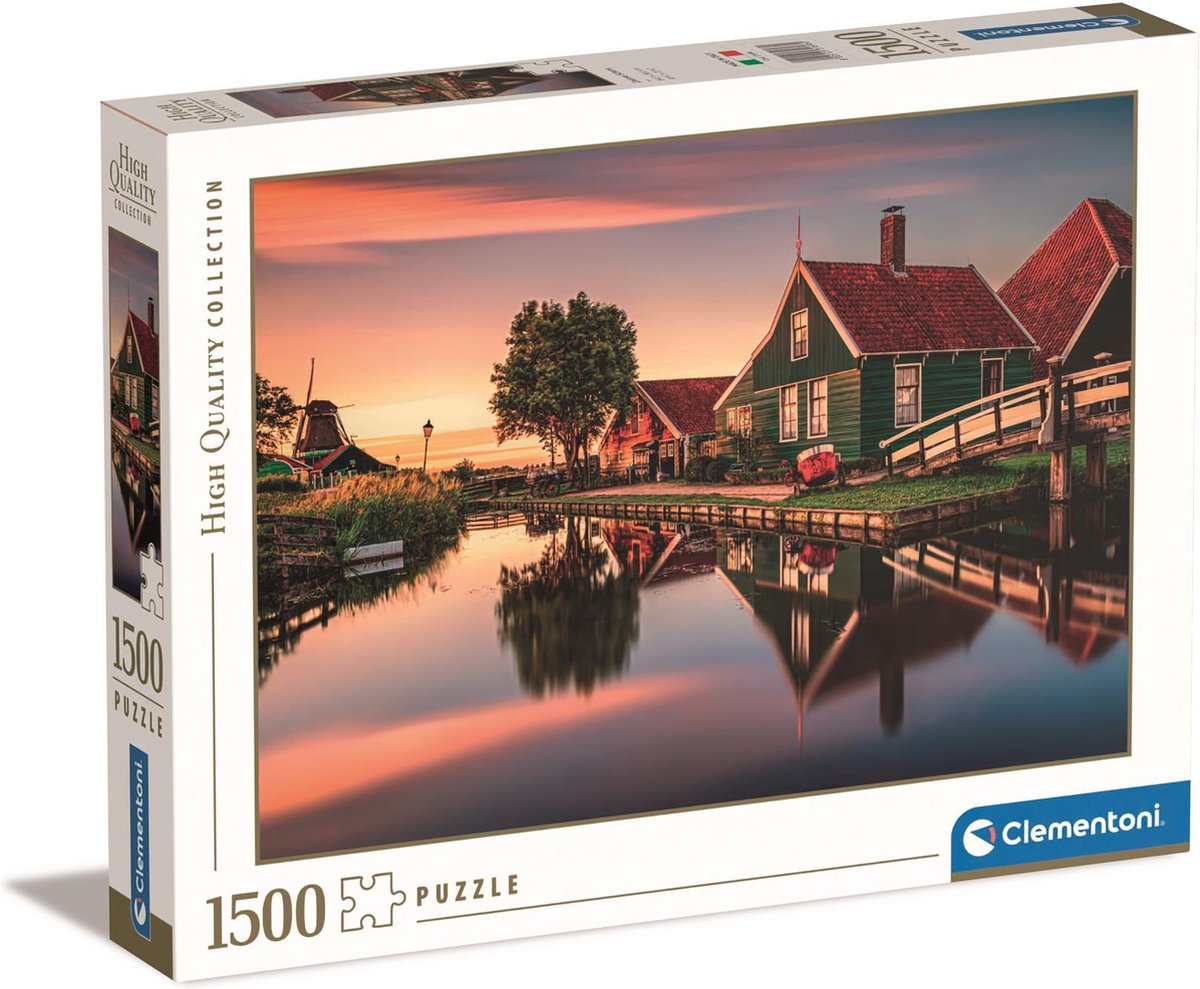 Clementoni-Puzzle Zaanse Schans, 1500.
