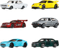 Hot wheels metalen speelgoedauto's - set van 6 euro style voertuigen