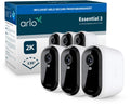 Arlo essential3 xl 2k beveiligingscamera - 3 ip-camera's