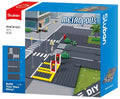 Sluban metropolis basisplaat grondplaat bouwplaat wegenplaat grijs – wegdek met accessoires 73 bouwstenen – m38‑b1327 – vanaf 6 jaar