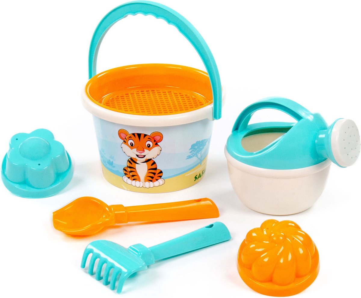 Cavallino Safari-Eimer-Set, 7-teilig.