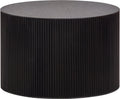 Woood sanne bijzettafel - mdf - zwart - 40x60x60