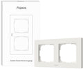 Aqara switch frame h2 eu 2-gang (white)