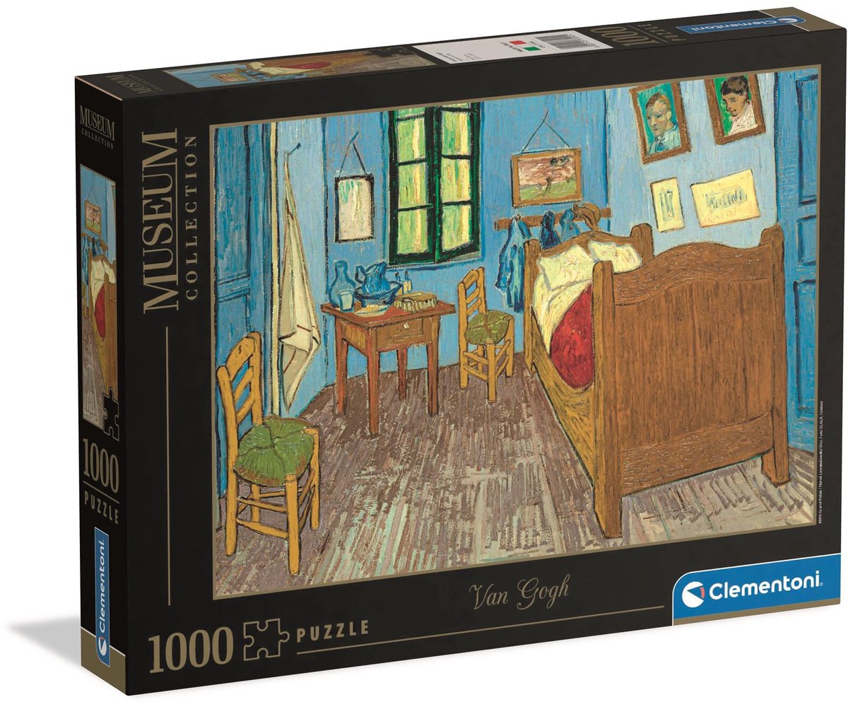 Clementoni Puzzle-Kunstwerke Schlafzimmer, 1000 Teile.