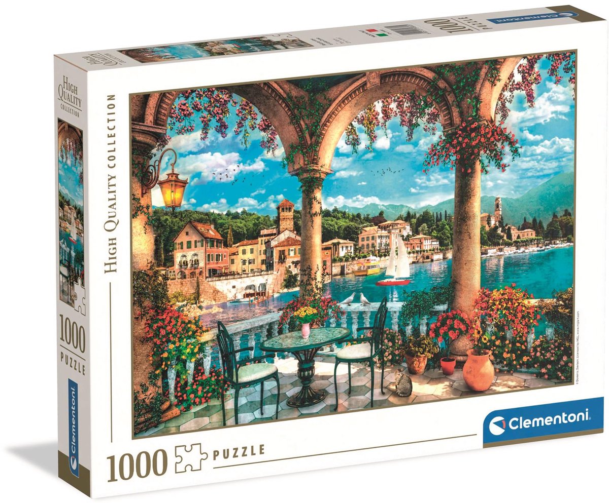 Clementoni-Puzzle mit Motiv des Comer Sees, 1000 Teile.