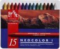 Caran d'ache neocolor i neocolor 1 waskrijten 15 stuks