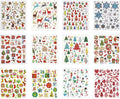Creativ Company Sticker-Set Weihnachten, 12 Bögen