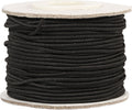 Creativ company elastiek dikte 1mm zwart, 25m