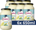 Calvé mayonaise pot - yofresh - 6 x 650 ml - voordeelverpakking