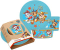 Koziol bio circulair set beker schaal en bord paw patrol - blauw