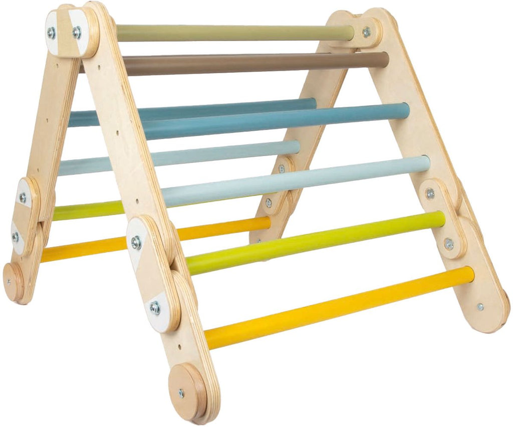 Small foot - houten klimrek 2in1 driehoek en wandrek adventure