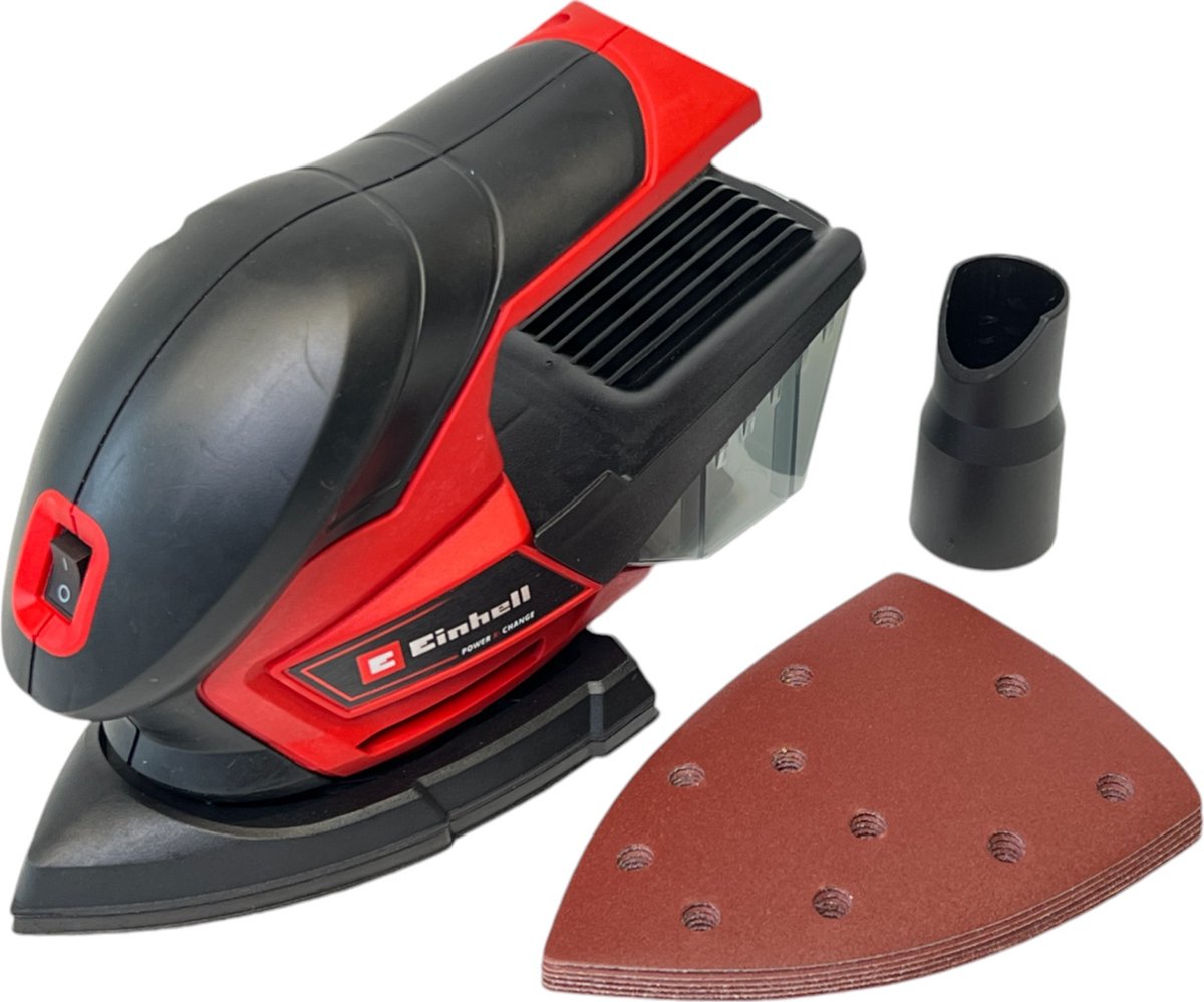 Einhell accu multischuurmachine te-os 18 150 li solo - power x-change - 18 v li-ion - schuuroppervlak: 150 x 150 x 100 mm - excl. accu en lader