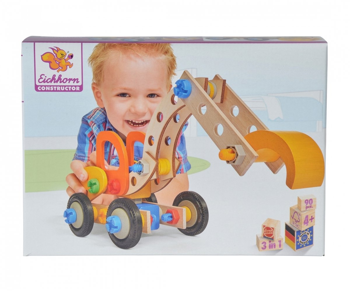 Eichhorn Konstruktor 3in1, 90-teilig.
