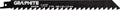Grupa topex graphite - sabrezaagblad - 228mm - 3tpi - voor diverse materialen