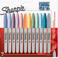 Sharpie permanente markers | mystic gem speciale editie | fijne punt | diverse kleuren | 12 stuks