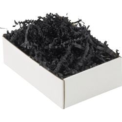 Gekreukeld versnipperd papier raja lpn papier zwart