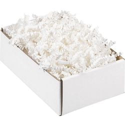 Gekreukeld versnipperd papier raja lpb papier wit
