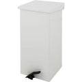 Dutchdesign pedaalemmer 31004522 gepoedercoat aluminium wit