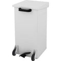 Dutchdesign pedaalemmer 31004683 gepoedercoat aluminium wit