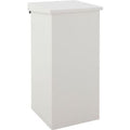 Dutchdesign pedaalemmer 31709793 gepoedercoat aluminium wit