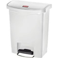 Rubbermaid pedaalemmer 76223996 polyethyleen wit