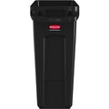 Rubbermaid prullenbak 76227840 polyethyleen zwart