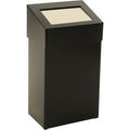 Dutchdesign prullenbak 31719624 gepoedercoat aluminium zwart