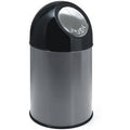 V-part prullenbak 31023448 staal zilver