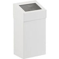 Dutchdesign prullenbak 31021826 gepoedercoat aluminium wit