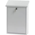 V-part - wandbrievenbus toledon - galvanized steel powder coated - wit - brievenbus