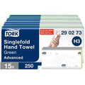 Handdoekjes tork 290273 groen recycling papier