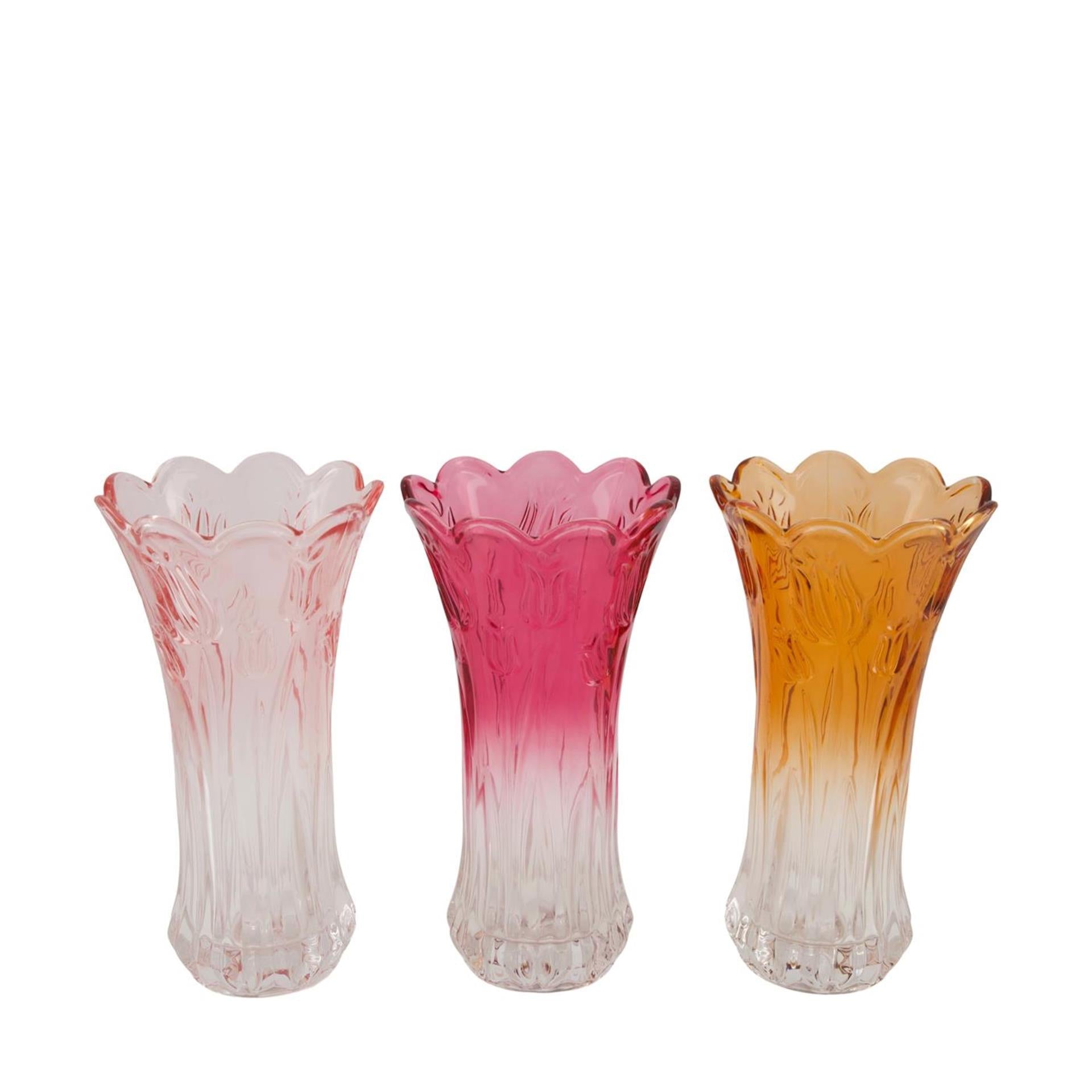 Dijk natural collections vaas glas 13x13x23.5cm