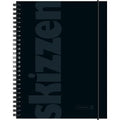 Schetsboek brunnen a5 zwart