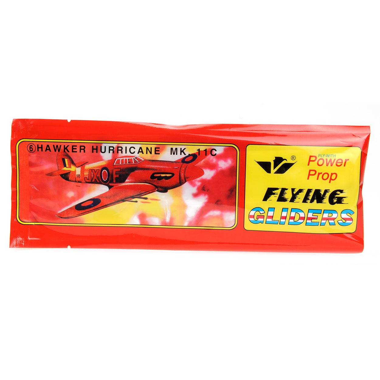 Duckiez zweefvliegtuig power prop 19 cm 12 assorti | 48 stuks