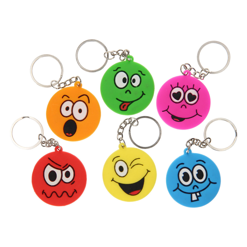 Duckiez sleutelhanger lachgezicht
