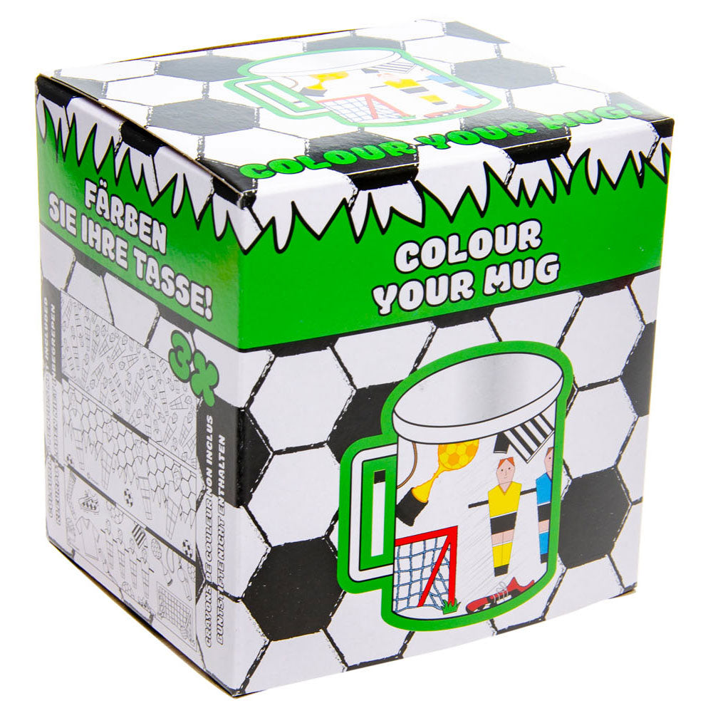 Duckiez kleur je eigen mok voetbal